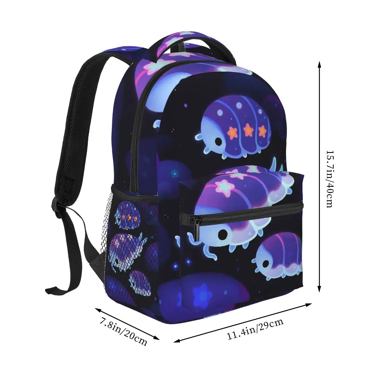Cloud Isopod - Starry Night Backpack Hot Sale Daypack Large Capacity Children BookBag School Bag Shoulder Bags for Men Women