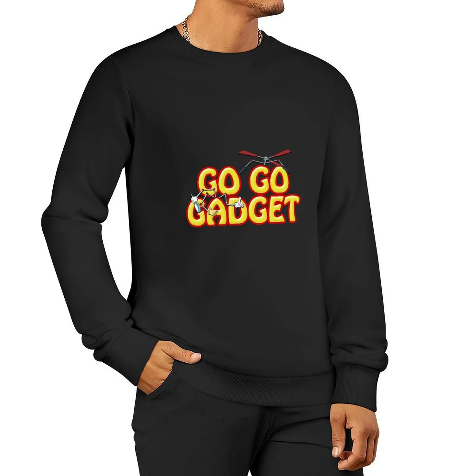 

Go Go Gadget! Inspector Gadget - 1980s and 1990s Pullover Hoodie mens clothes men's sweatshirt