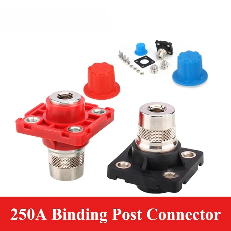 1pc 250A Battery Terminal Energy Storage Connector Parking Lead to Lithium 250A New Energy Forced Start Power Terminal Adapter