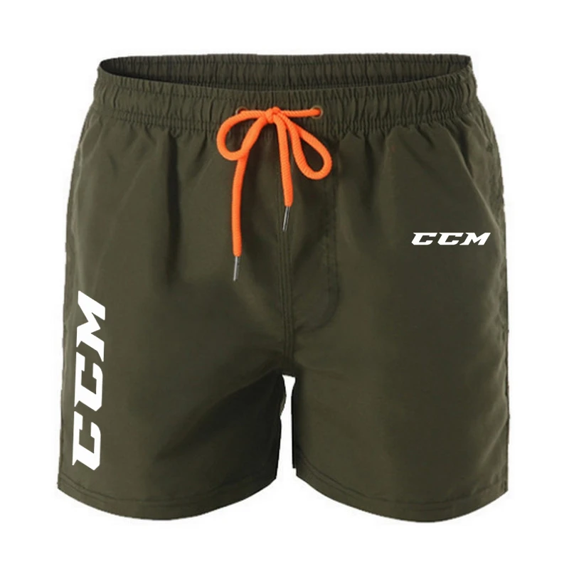 2024 Heren Sport Strand Short Shorts Zomer Lichte Broek Zak Losse Trainingspak Broek Ccm Strand Broek