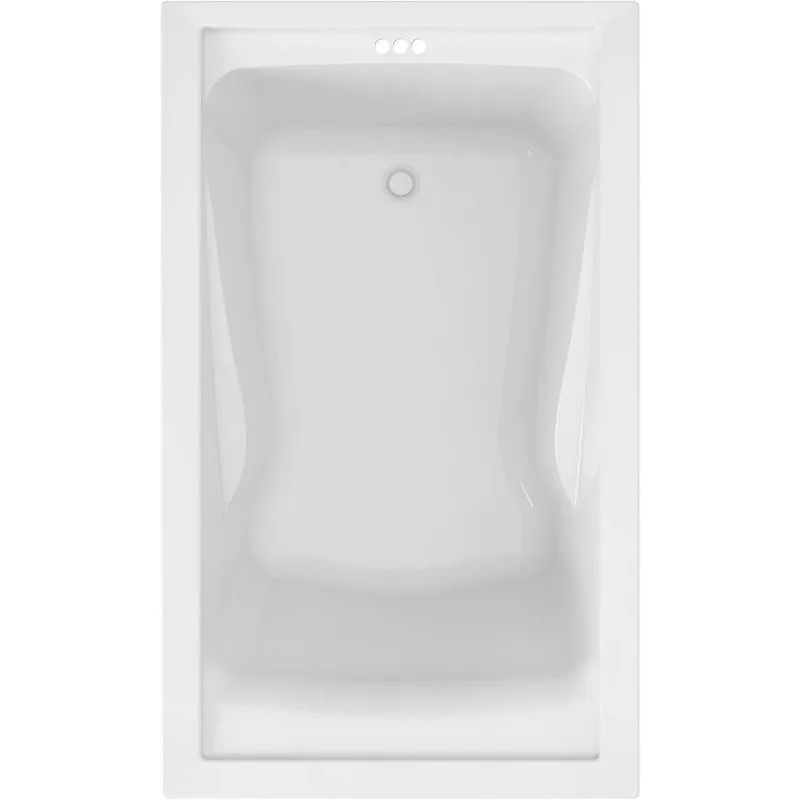 home.Evolution 5 ft. x 36 in. Deep Soaking Tub with Reversible Drain, White