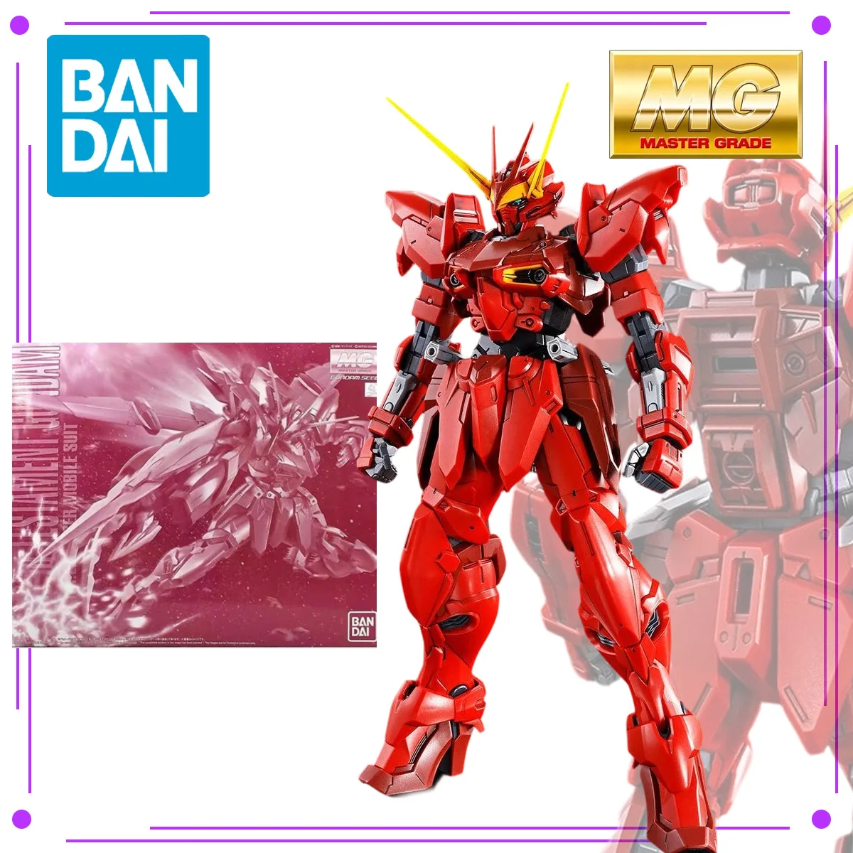 Bandai Original MG 1/100 RGX-00 Testament Gundam SEED Destiny Astray, kit de modèle articulé, figurine d'action, jouet de collection, cadeau
