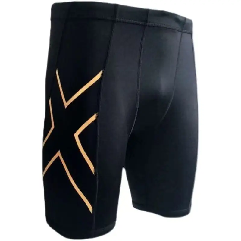 

2025 New Men Quick Dry Short Mens Compression Running Tights Gym Fitness Sport Shorts Leggings Male Underwear