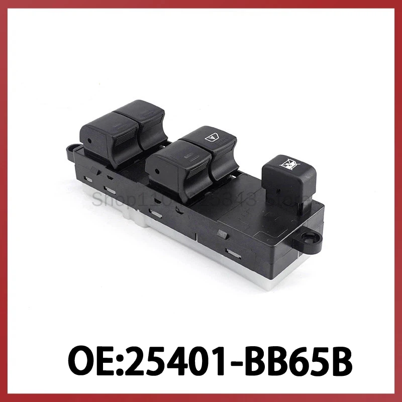 25401-bb65b-per-nissan-navarra-ricambi-auto-interruttore-di-controllo-alzacristalli-elettrico