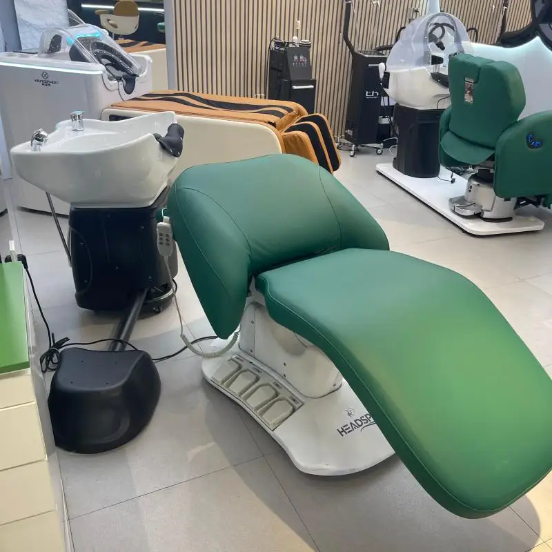 

Split physiotherapy electric lift hair shampoo bed chair hair salon special beauty shop face bed mobile head basin
