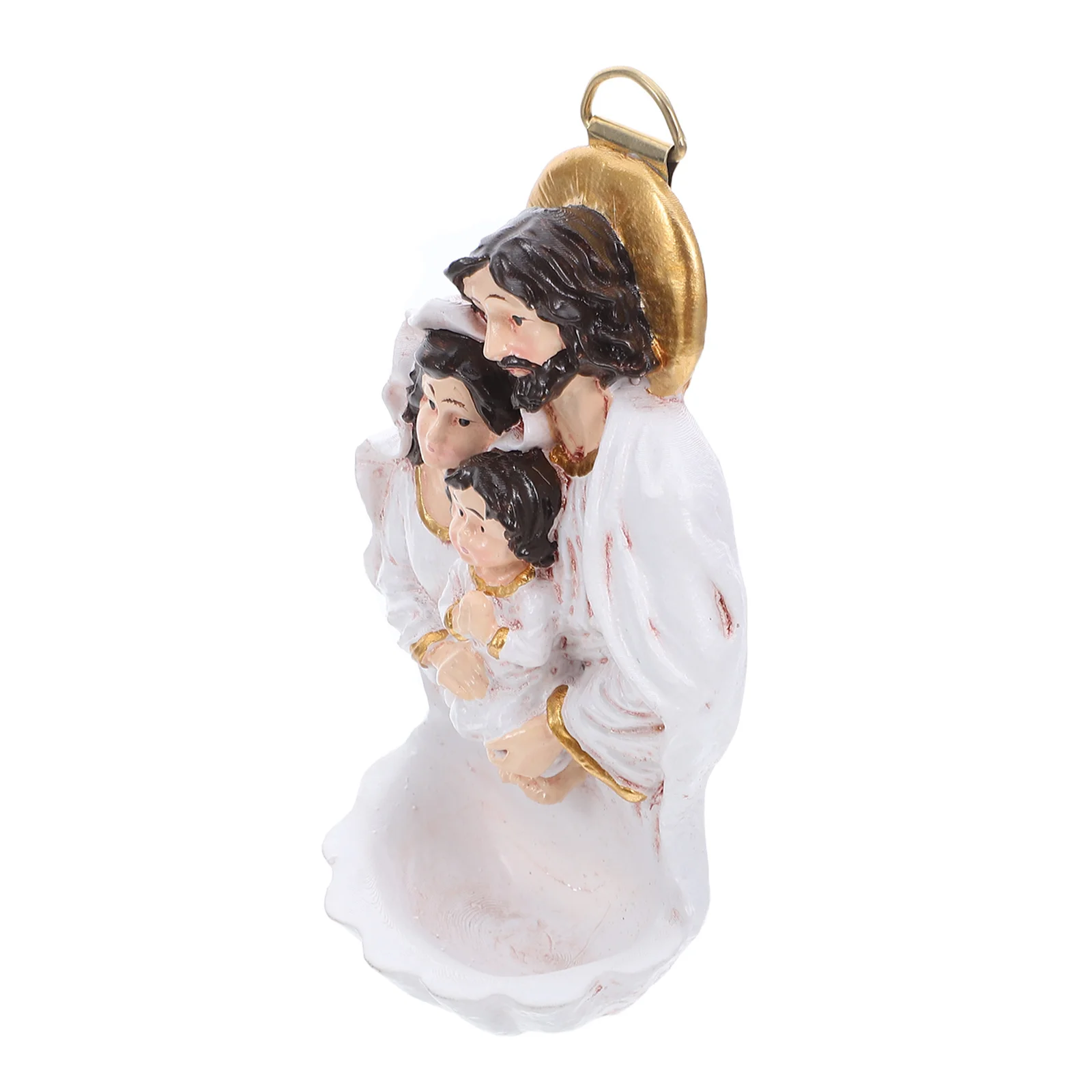 

Biblical Resin Nativity Scene Jesus Birth Statue Christmas Religious Decor Catholic Home Wall Hanging Ornament