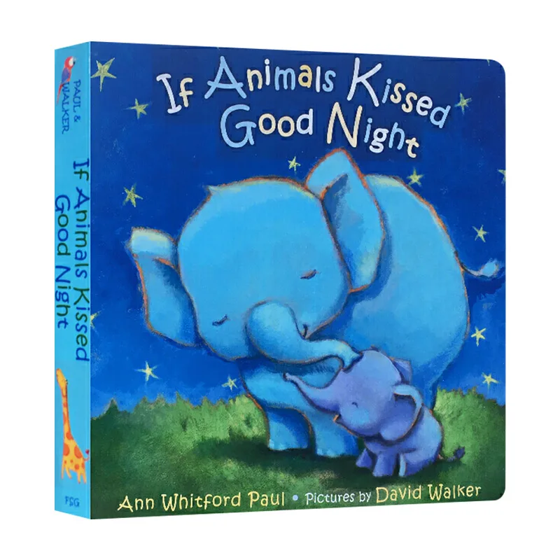 

If Animals Kissed Good Night,Children's books aged 3 4 5 6, English picture books, 9780374300210