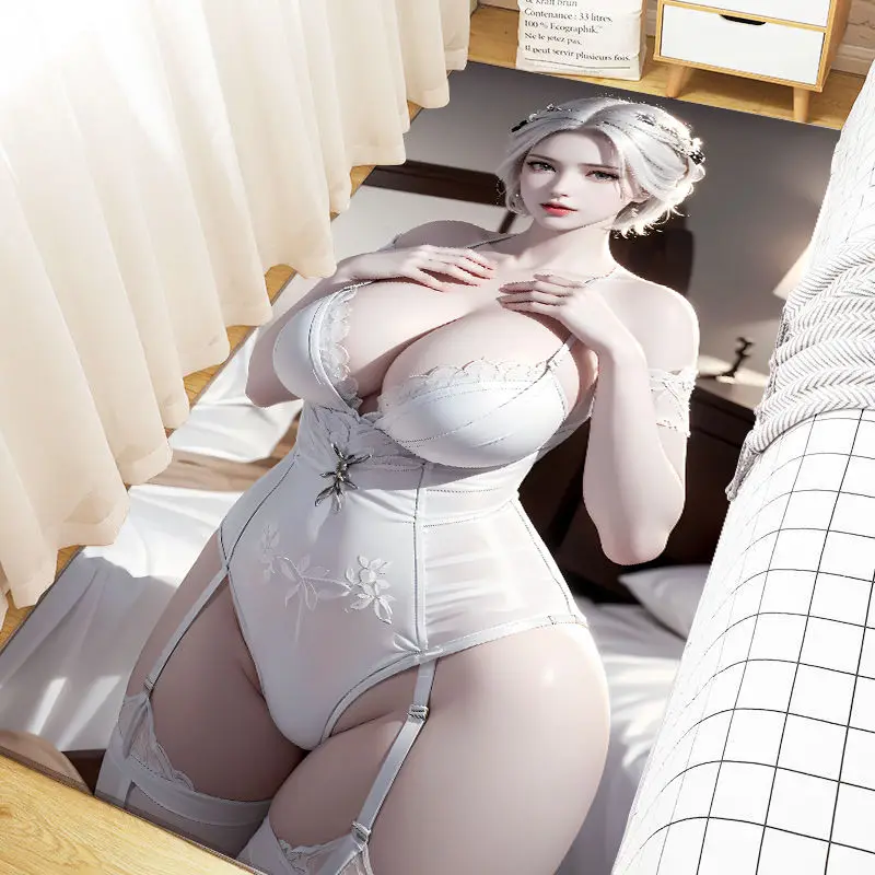 

Коврик Pure Desire Beautiful Girl Bede Rug Batoom Long Strip Anime, с возможностью индивидуального заказа, машинная стирка, домашний текстиль