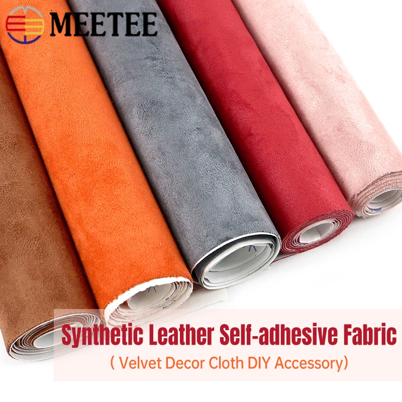

20*30/20*70/50*143cm Synthetic Leather Suede Adhesive Fabrics Self-adhesive Fabric Car Interior Door Velvet Cloth Accessories