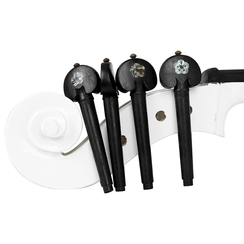 - A90P Cello Ebony String Shaft Abalone Shell Cello Tuning Knob Cello Tuning Knob Cello Accessories