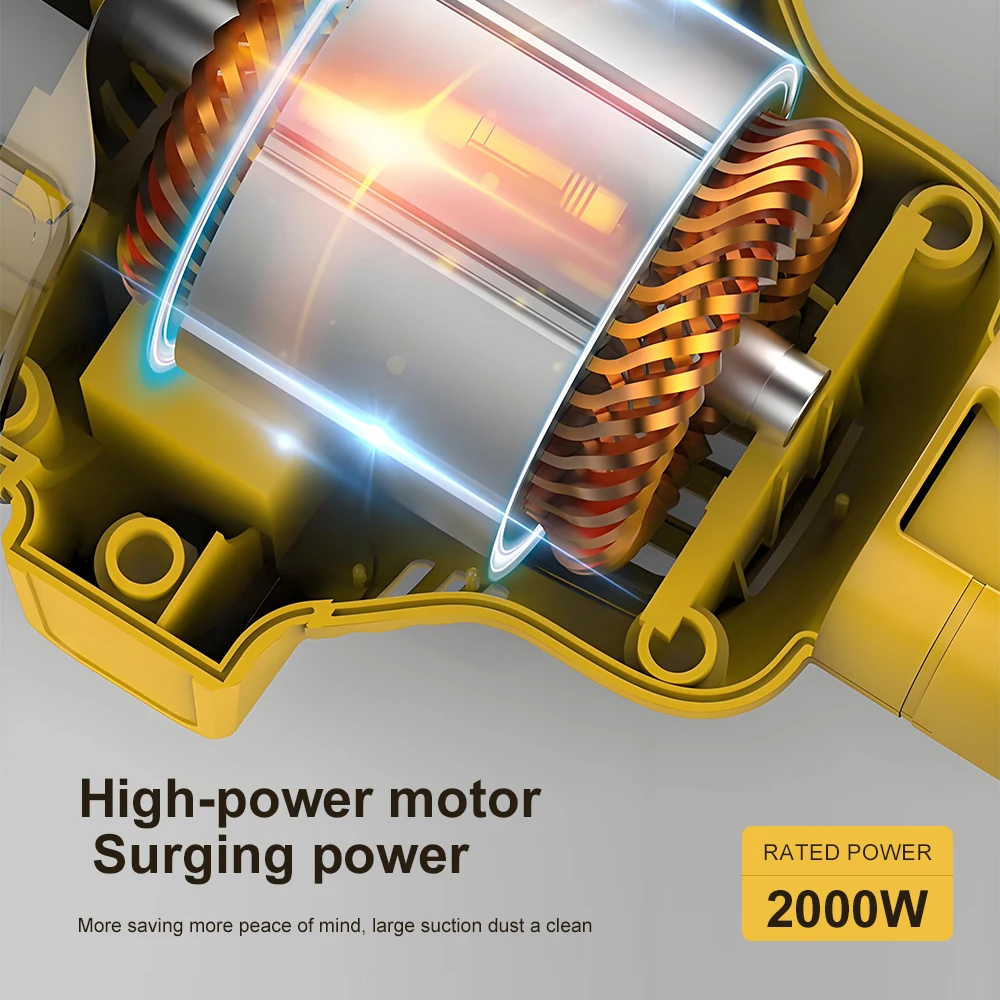 Handheld Mini Vacuum Cleaner Cordless Electric Large Suction Dust Cleaner Rechargeable Car Vacuum Cleaner (for Dewalt Battery)