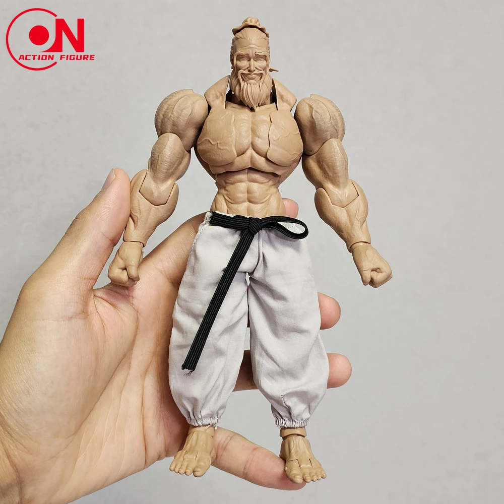 1/12 Confucius Kleding Broek Kung Fu Broek Lantaarn Broek Geschikt voor Romankey MS003 Grote Soldaten Solid Body Kleding Model