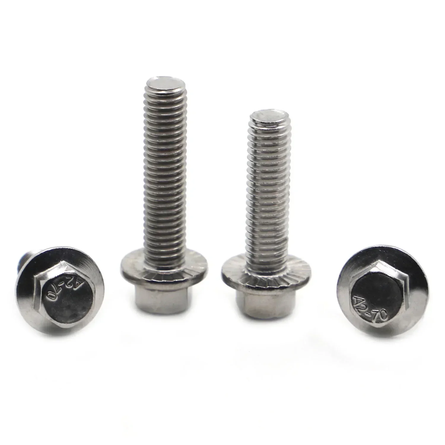 M5 M6 M8 M10 M12 304 Stainless Steel Hexagon Head with Serrated Flange Cap Screw Hex Washer Head Bolt GB5787