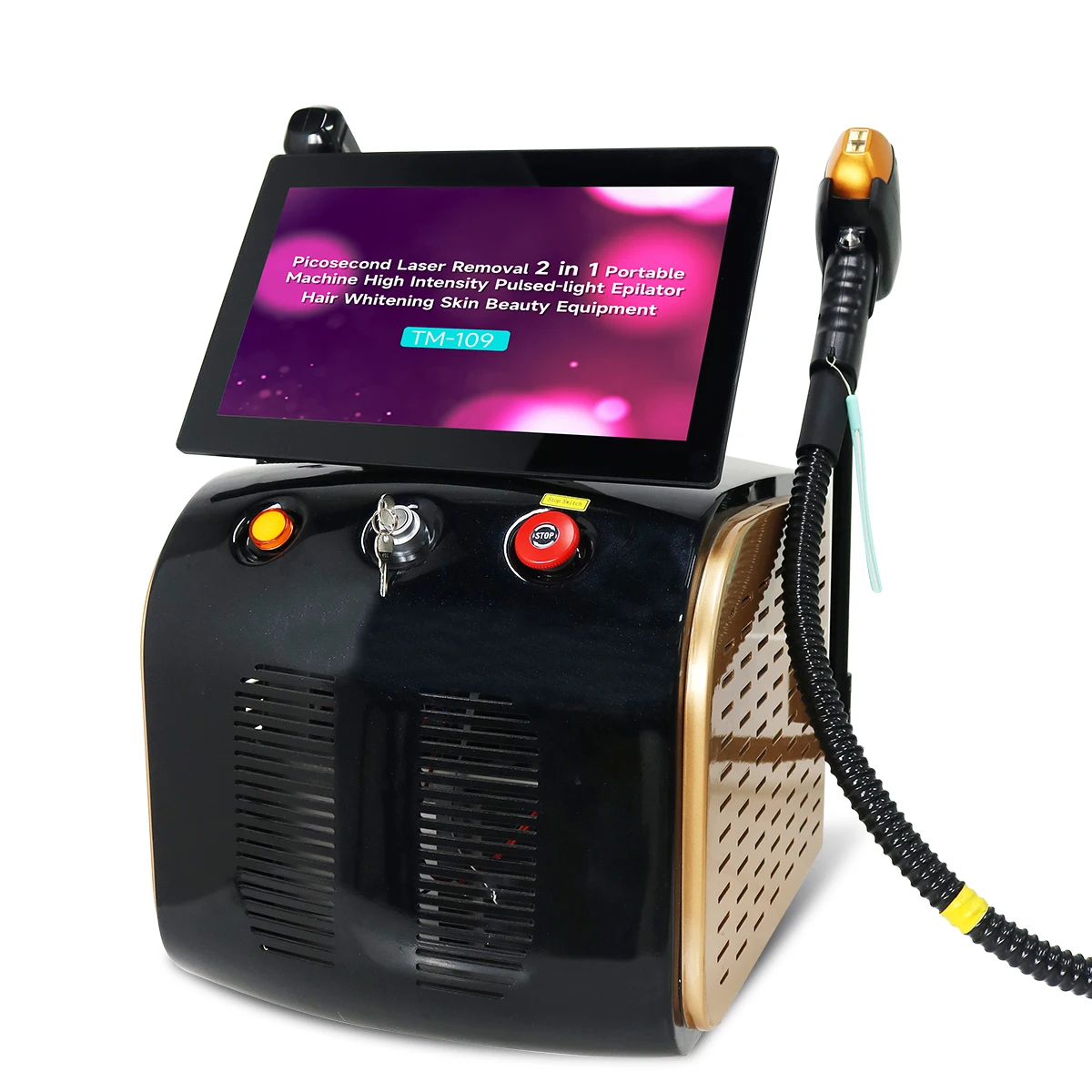 مصنع حقيقي 2 في 1 آلة إزالة الشعر بالليزر ديود آلة إزالة الشعر بالليزر Nd Yag Pico آلة إزالة الوشم بالليزر