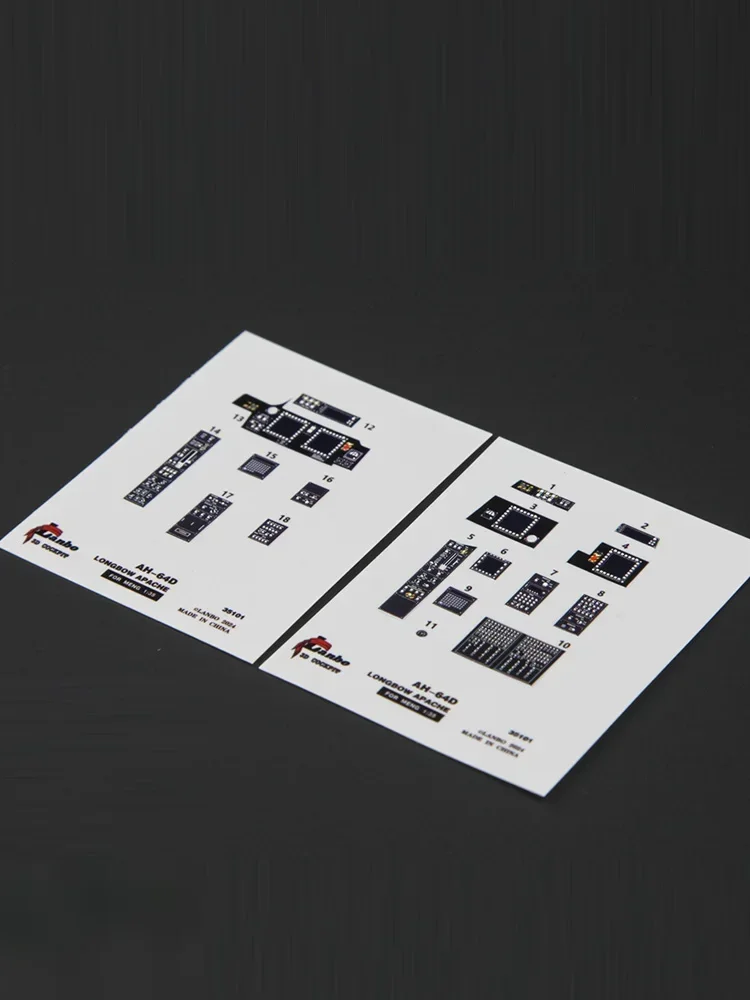 

Lanbo Model 351011/35 Boeing AH-64D Longbow （for MENG QS-004）3D Color Cockpit Instrument