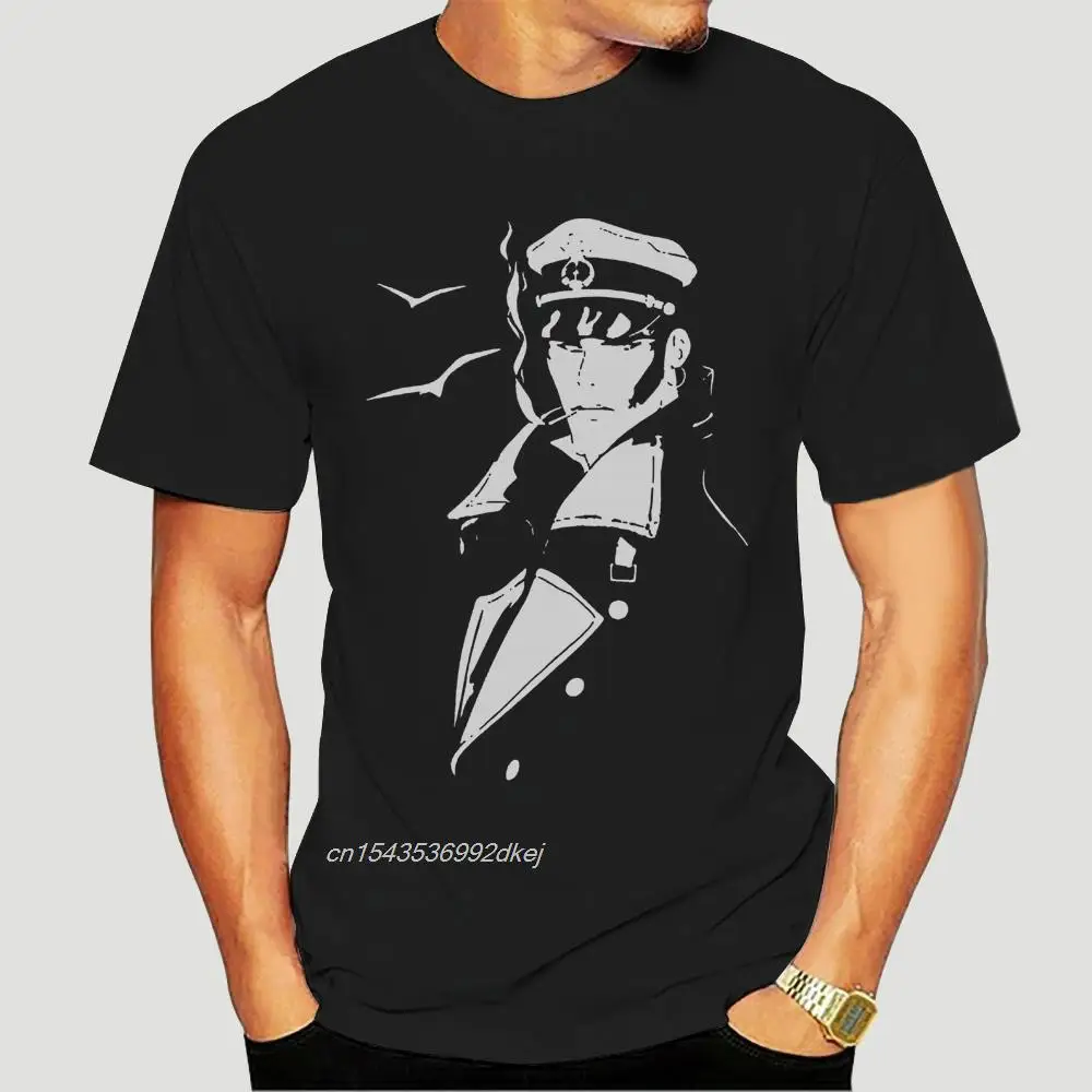 

Men T Shirt Black t-shirt Corto Maltese Tshirts Women T-Shirt 1449D