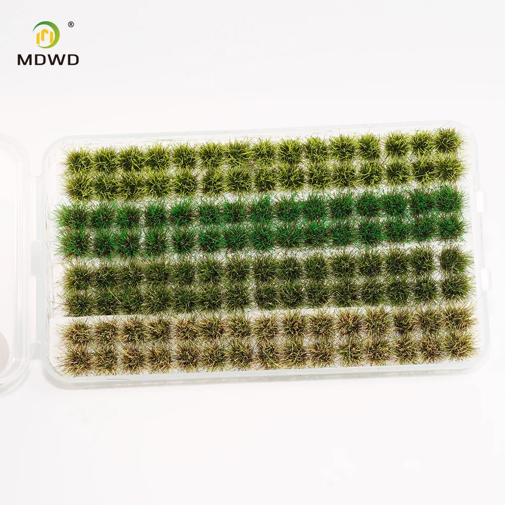 Miniature Painting Set - 120-Piece Mixed-Color Miniature Grass Set, Static