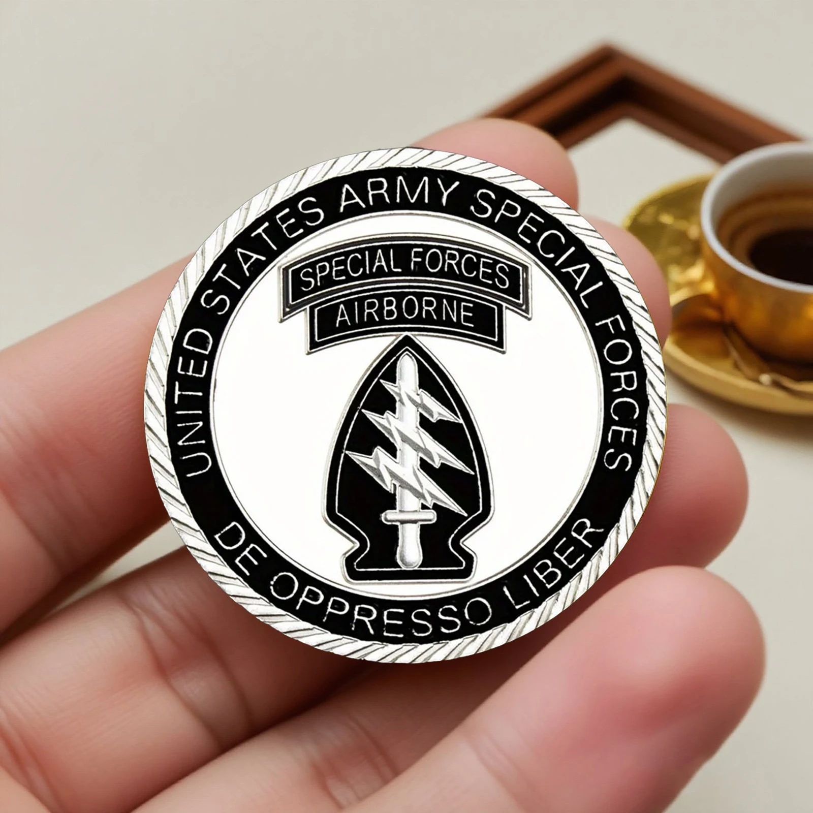 U.S. Army Special Forces Challenge Coin Parachute Infantry Badge Collection Coin Home Decor Gift