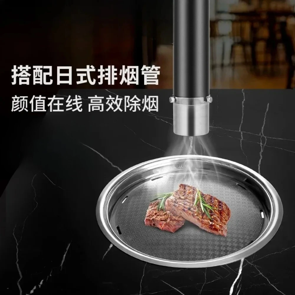 Stainless steel semi-inlaid electric ceramic furnace 8-speed intelligent temperature control