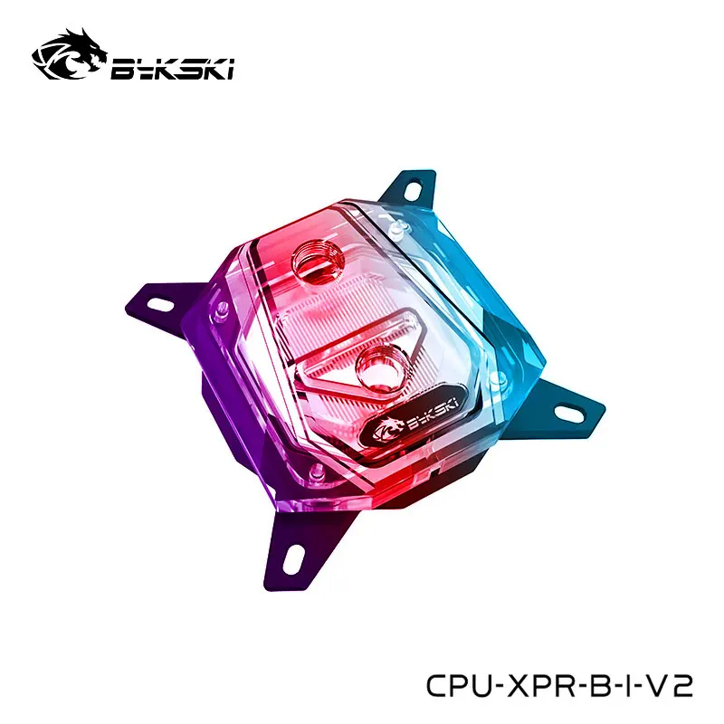 Bykski CPU Water Cooling Block For INTEL LGA1150 1151 2011 X99 /AMD RYZEN AM4 AM3 CPU Water Cooler 12V/5V RGB M/B SYNC