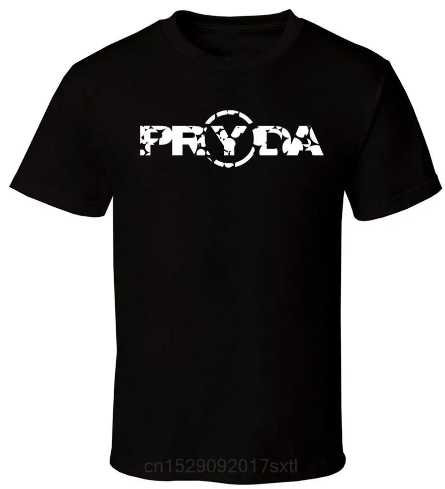 Pryda - Black T-Shirt Eric Prydz EDM EDC Rage Vegas Rave Plur DJ new streetwear t shirt  100%  tee shirt tops wholes