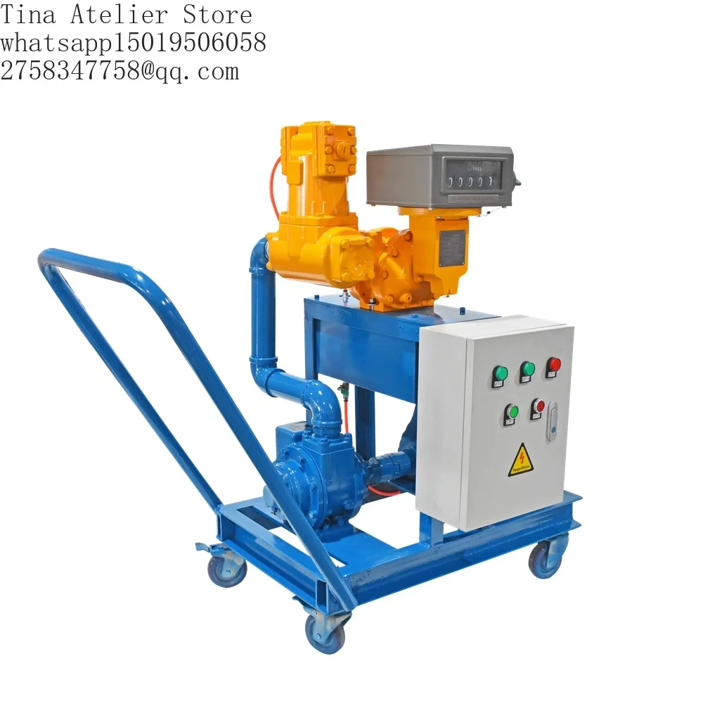 YB-50 65 80 MachineryFlowmeter Pump Series Mobile Fuel Transfer System Fuel Pump Trolley Kit