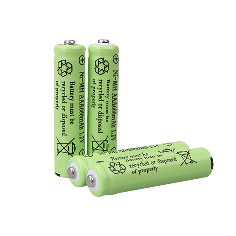 1.2V AAA 600mAh NiMH Rechargeable Batteries for Electric Remote Control Car Toys RC Usage Long-Lasting High-Quality AA Batteries