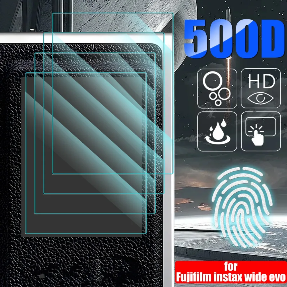 Para fujifilm instax ampla evo protetores de tela de câmera de vidro temperado hd filme transparente anti-risco para instax ampla evo capa de câmera