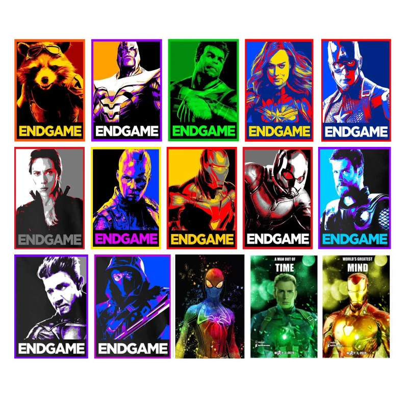 

10/30/50/95pcs Disney Marvel Hero Poster Stickers for Laptop Phone Tablet Motorcycle Car PVC Graffiti Cool Kids Sticker Decals
