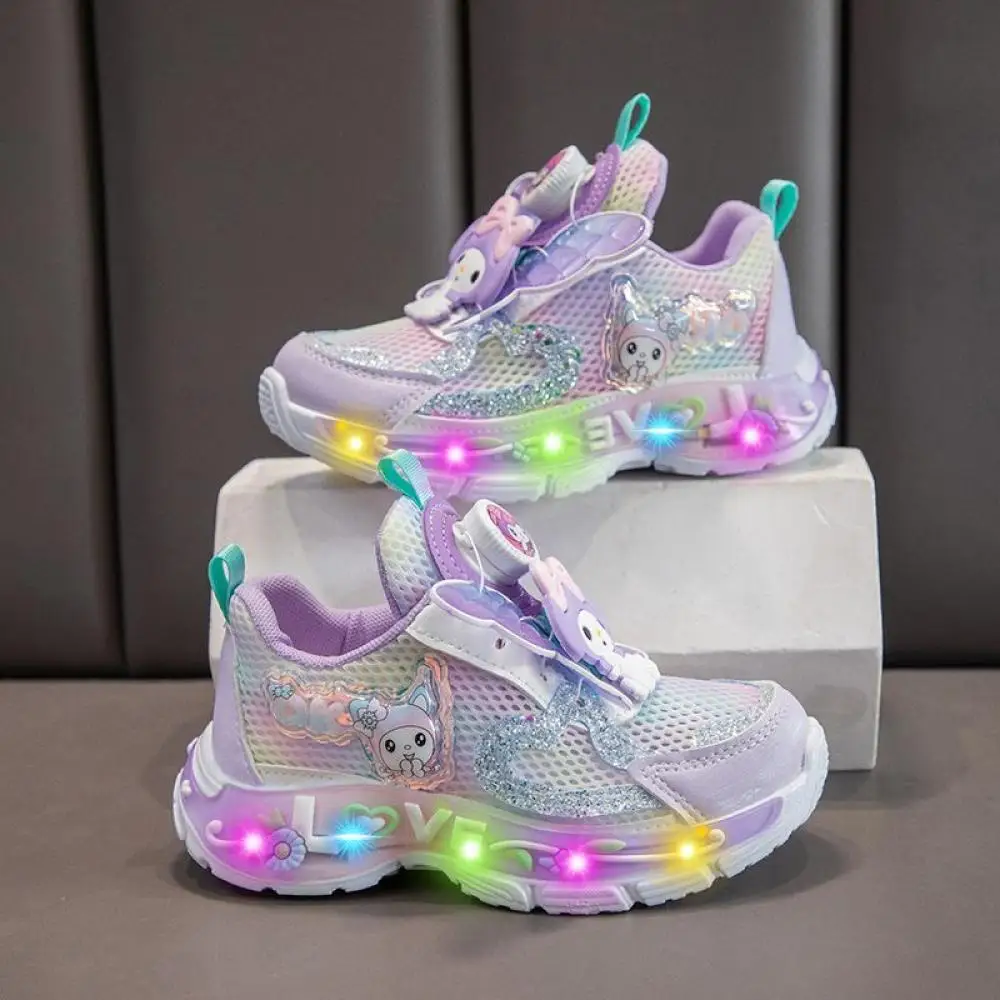 أحذية رياضية Sanrio Kawaii Kuromi My Melody للأطفال خفيفة للربيع والصيف كارتونية للفتيات أحذية كاجوال أحذية الجري صنادل رياضية #5