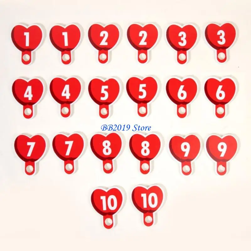 مجموعة تطوير الرياضيات في مرحلة الطفولة المبكرة Q0KB للأطفال الصغار، لعبة لوح تعلم خشبية بالإضافة إلى الطرح للمهارات الحركية #2