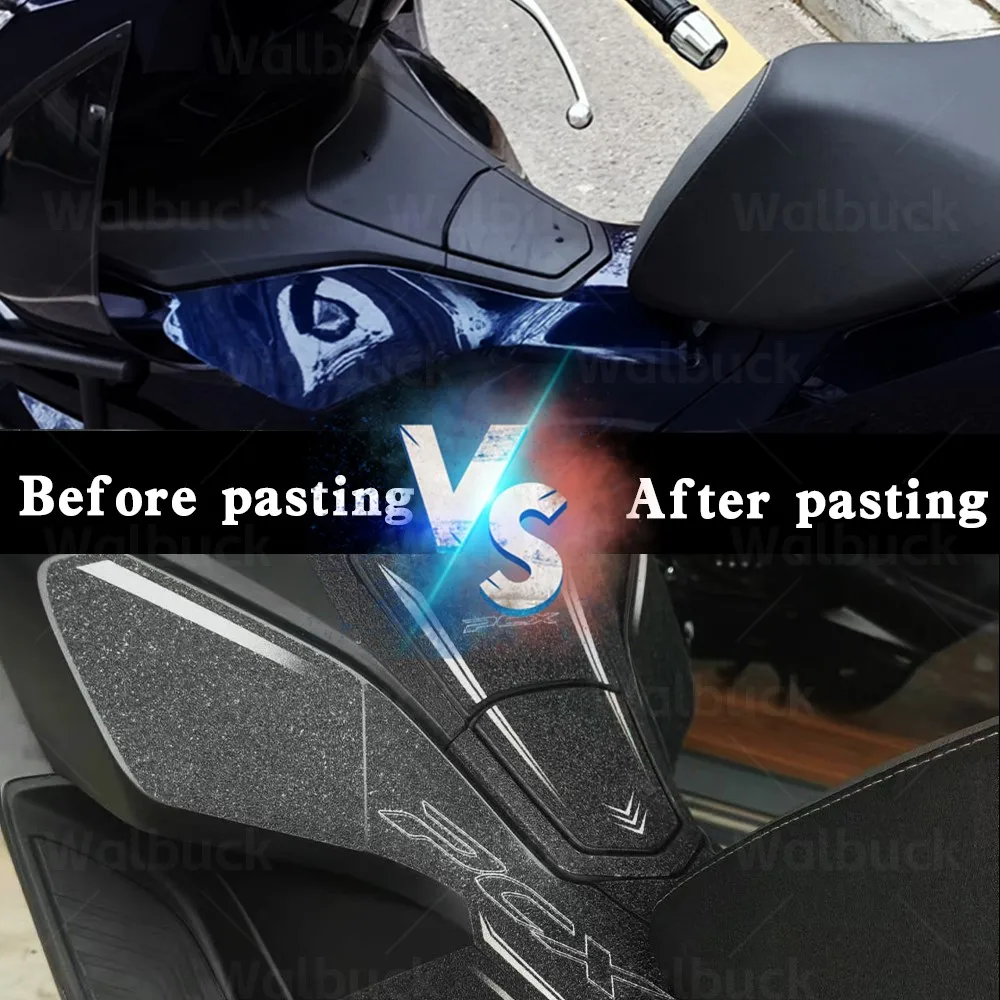 For PCX160 pcx 160 Motorcycle Sticker Thickened Frosted Fuel Tank Pad Scratch-Resistant Protecto Decal Accessories 2021-2025