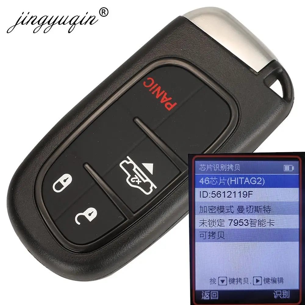 jingyuqin GQ4-54T ID46 Remote Pickup Car Key For Dodge Ram 1500 2500 3500 2014 2015 2016 2017 2018 Keyless FOB 433Mhz 2/3/4/5 BT