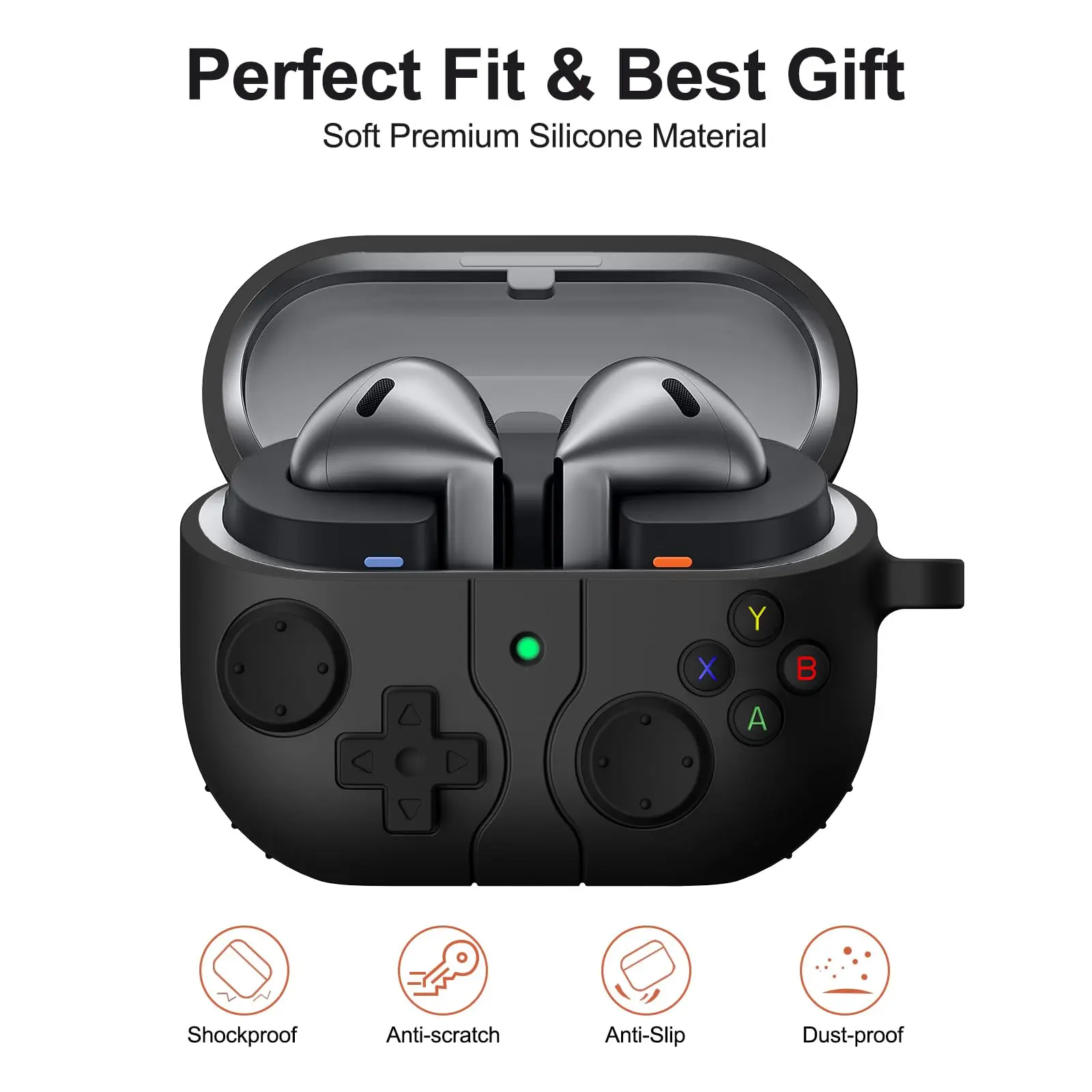 Nuova custodia in silicone per cartoni animati per Samsung Galaxy Buds 3 Pro Custodia protettiva Wireless Proteggi Shell per Buds3 Pro Custodia Samsung Galaxy