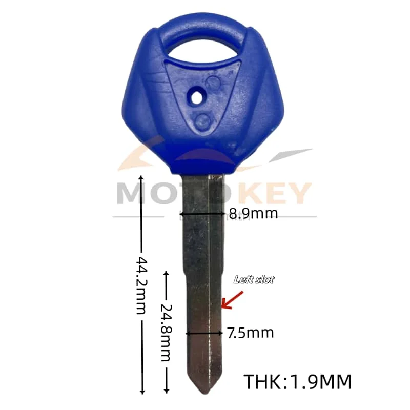 For Yamaha TMax 500 530 560 Xp500 Xp530 FZ1 FZ4 FZ6 FZ8 XT660 XJR1300 FJR1300 XJ6 Motorcycle Uncut Blade Blank Key Parts chip