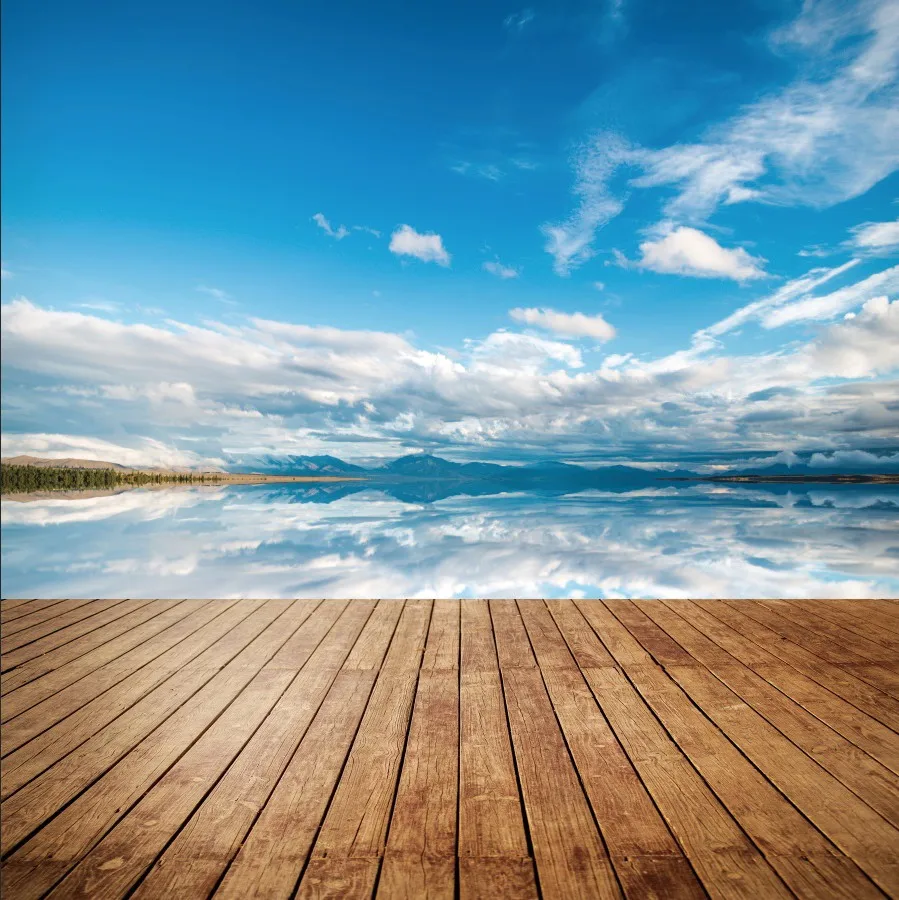 Frühling grün Baum Blätter Holzboden Hintergründe Baby Porträt Fotografie Dekor Fototermin Fotostudio Banner Hintergründe