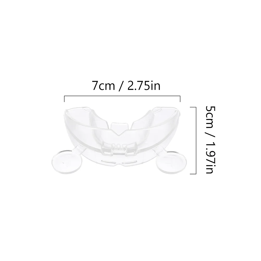 2 Pcs Braces Gum Shield Adults Tooth Corrector Sports Mouth Guard Silica Gel Oral Protective Sleeve