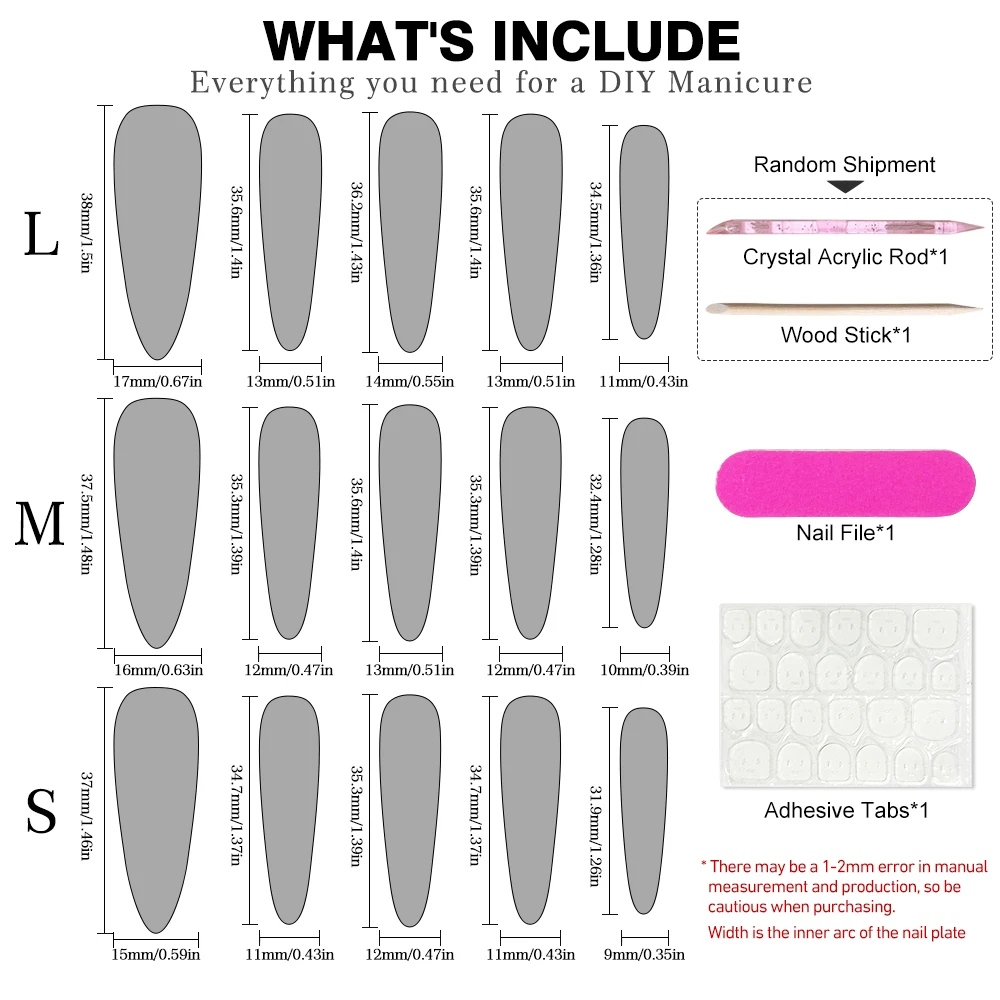 10PCS Handmade Long Stiletto Press On Nail With Pearls Pink Purple French False Nail Wearable Almond Stiletto Tip Glitter Carved