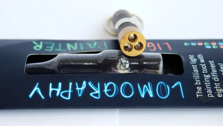 Linterna táctica de luz de colores para lomografía, bolígrafo para garabatos, arcoíris, RGB, Edison, Multicolor, iluminación LED para fotos