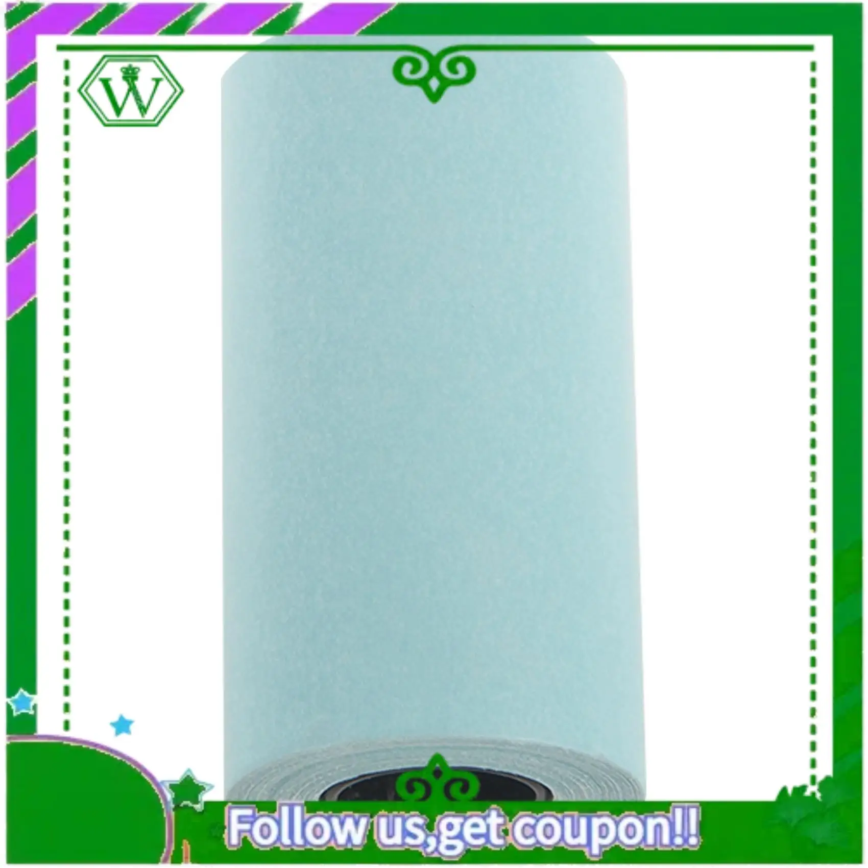 

ABIK-6 рулонов наклейки для печати, бумажная фотобумага для мини-карманного фотопринтера Paperang P1 P2, чековая бумага