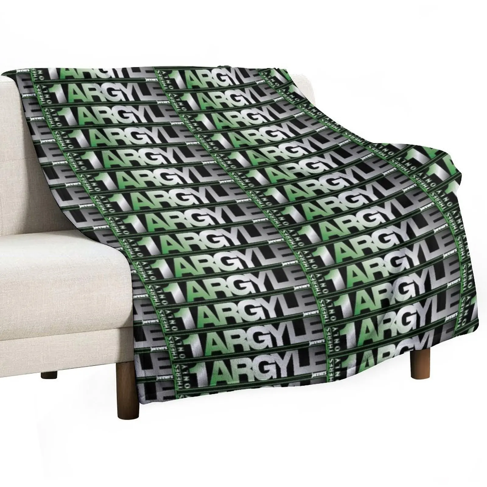 Therea??s Only One Argyle Throw Blanket Sofa Quilt sofa bed Blankets