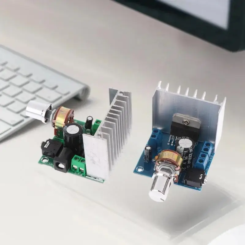 1 個 Tda7297 アンプボードデジタルアンプボードデュアルチャンネルアンプボード完成ノイズなし 12V デュアル 15W