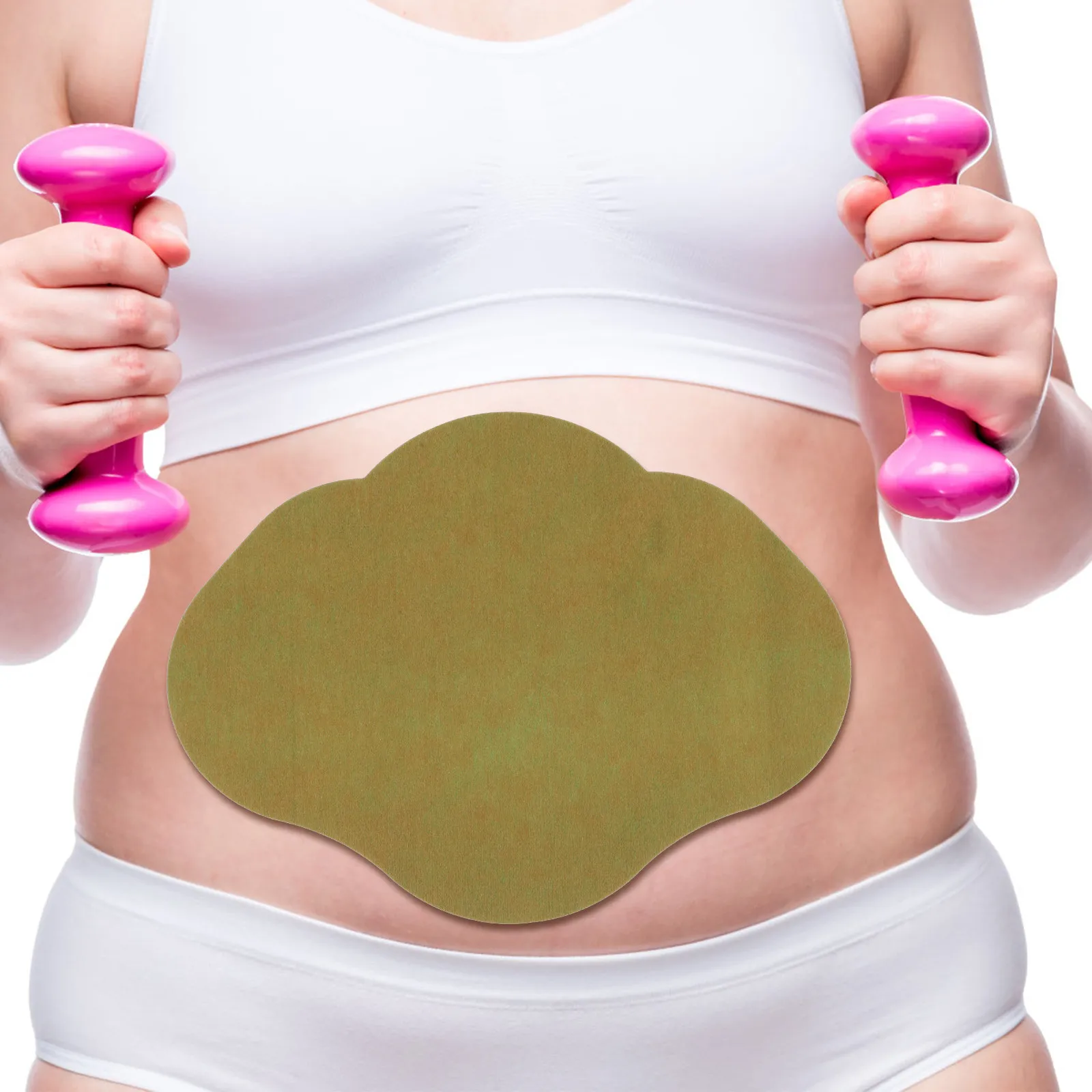 10Sheets Empty Slimming Stickers Portable Lightweight Navel Patches Small Household Slimming Supply Strong Adhesion Obesity