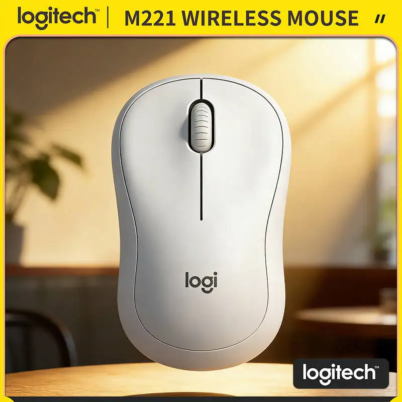 

Беспроводная мышь Logitech M221 — дальность действия 10 м, легкий вес 75 г, тихие щелчки, подходит для профессионалов и студентов, ежедневная работа