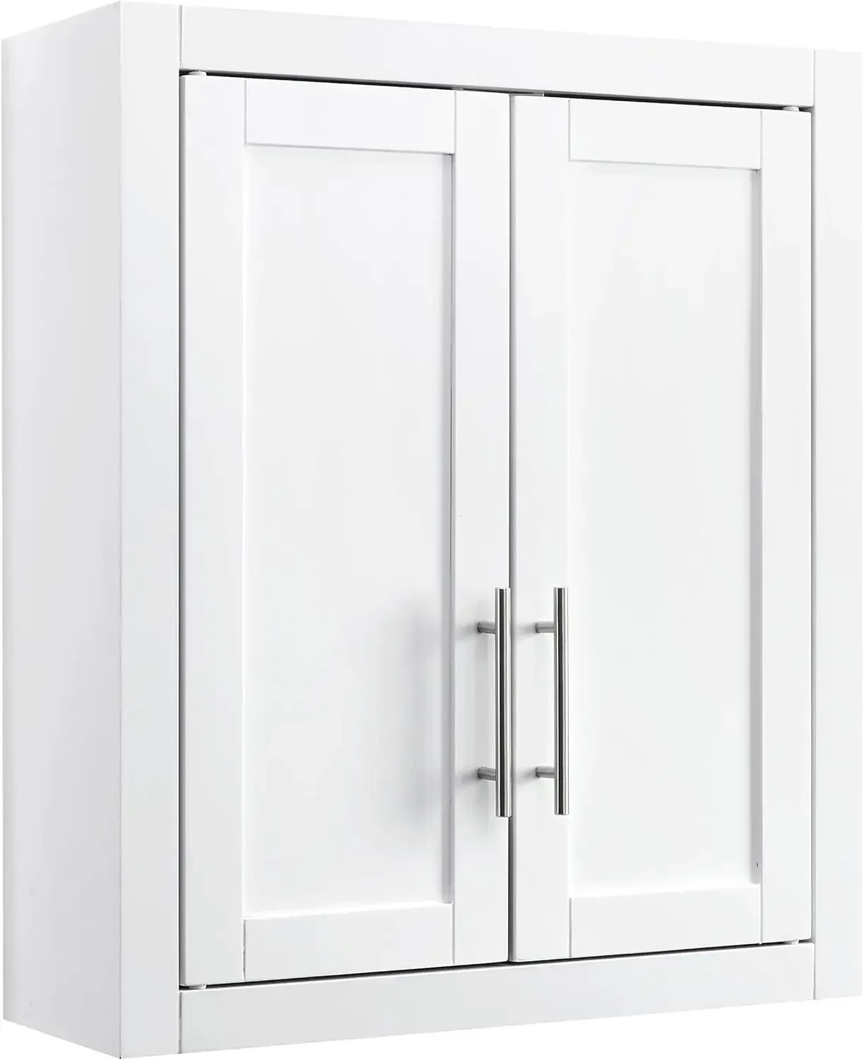 Savannah Wall Mounted Bathroom Storage Medicine Cabinet with Shelves, White