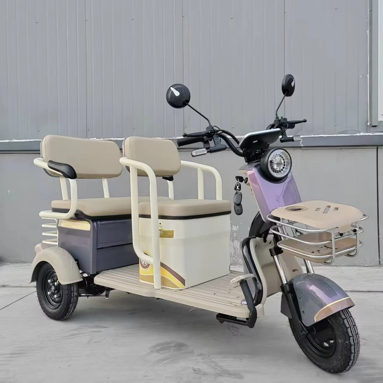 Electric Cargo Vehicles Agricultural Household Use Adult High-Payload 600W 40Km/h 48V 400kgThree-wheeled Closed Body