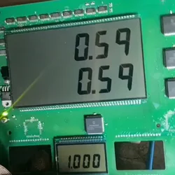 96PIN TN positivo doppio segmento a 6 cifre schermi di rifornimento LCD schermo di visualizzazione dell'erogatore di carburante del pannello