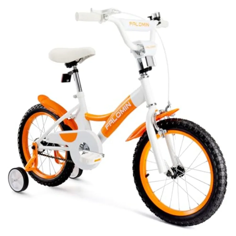 

14/16/18 Inch s Bike for Toddlers Ages 3-9 Safe Non-Slip Tires Removable Training Wheels Coaster Brake Easy Assembly Perfect fo