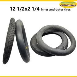 12 Inch Tire 12 1/2 X 2 1/4 ( 62-203 ) Fits Many Gas Electric Scooters and E-Bike 12 1/2X2 1/4 Wheel Tyre & Inner Tube