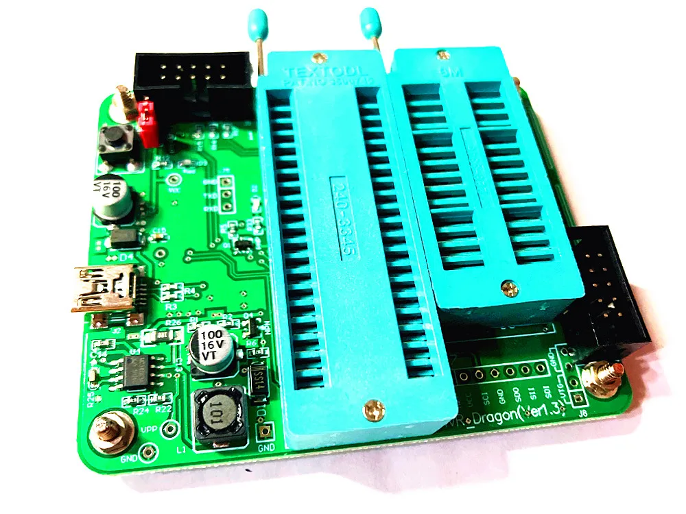 STK600 ATSTK600 AVR High Voltage Programmer ISP Burner MKII Replacement, STk500 Upgrade Board